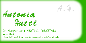 antonia huttl business card